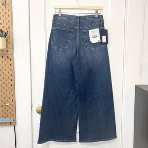 NWT rag & bone NY Women’s Serena Crop High-Rise Wide-Leg Jeans, Bogart, Size 28